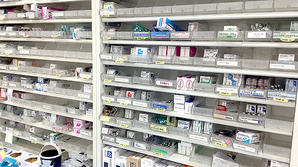 豊富な医薬品在庫がございます