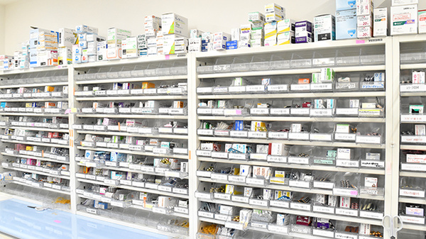 豊富な医薬品在庫がございます。
