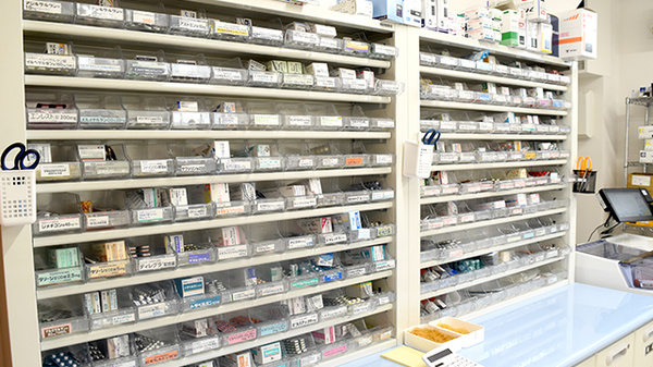 豊富な医薬品在庫がございます。