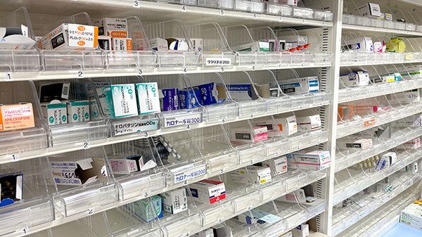 豊富な医薬品在庫がございます
