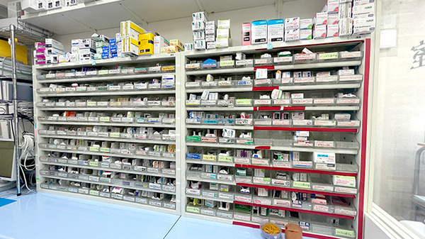 豊富な医薬品在庫がございます。