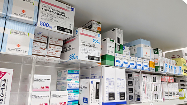 豊富な医薬品在庫がございます