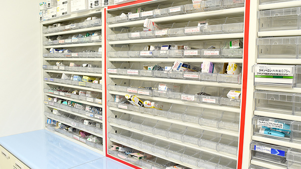 多くの医薬品を取り揃えております。