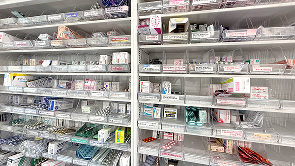 豊富な医薬品在庫がございます。