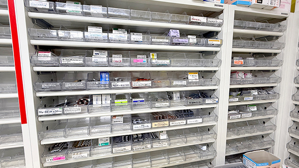 豊富な医薬品在庫がございます。