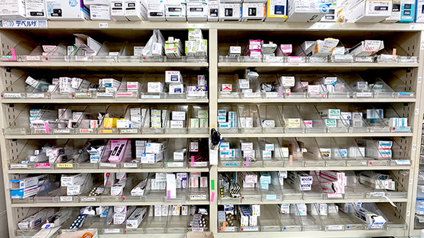 多くの医薬品在庫がございます