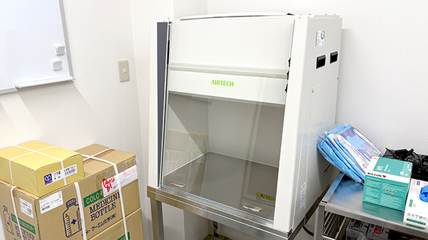 無菌調剤を行うことができます。