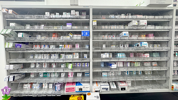 多くの医薬品在庫がございます