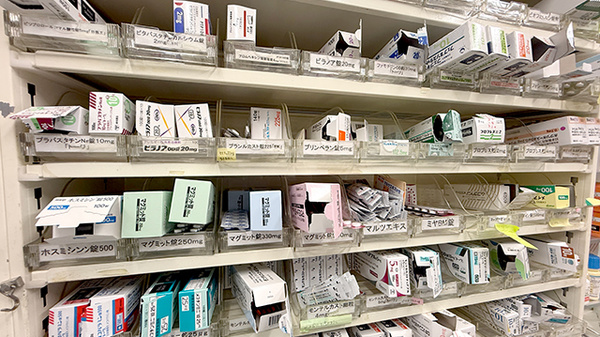 豊富な医薬品在庫がございます。