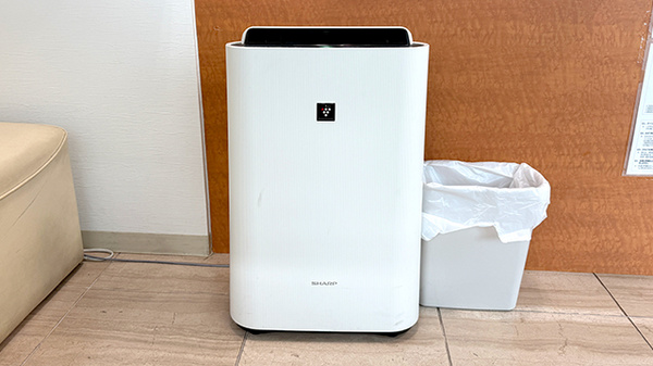 感染予防対策をしております。																				