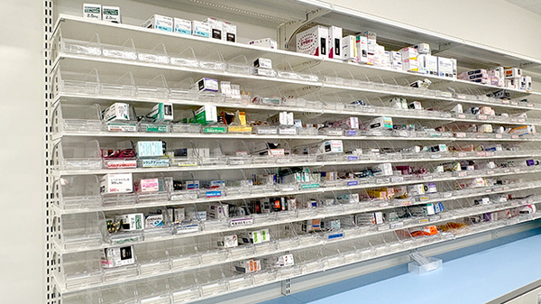 豊富な医薬品在庫がございます