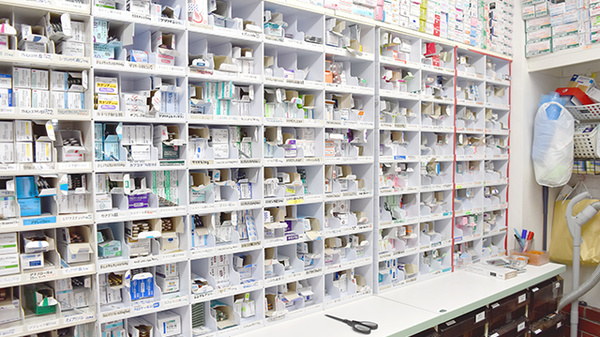 多くの医薬品在庫をご用意しております。
