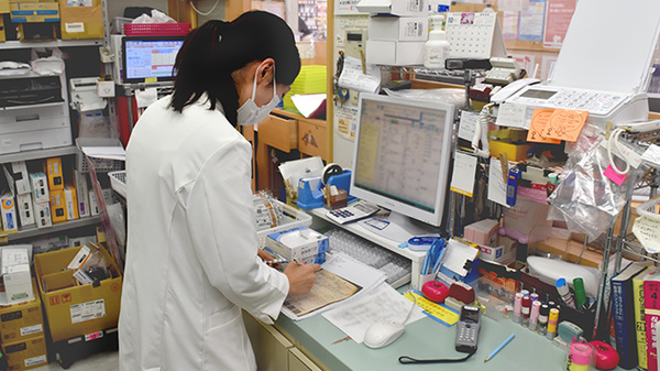 安心・安全にお薬を服用していただくためのチェック徹底しております。