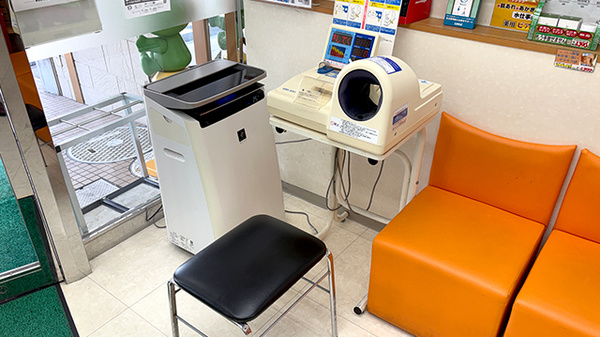 血圧計をご利用いただけます。
