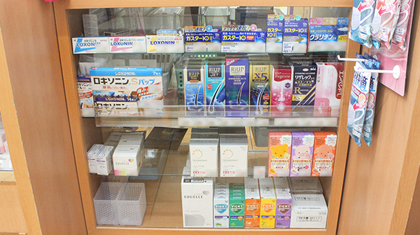 OTC(一般医薬品）の販売もございます。