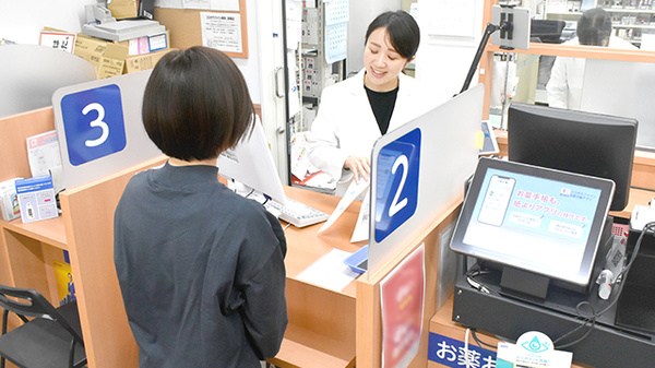 丁寧でわかりやすい服薬指導を心掛けております。