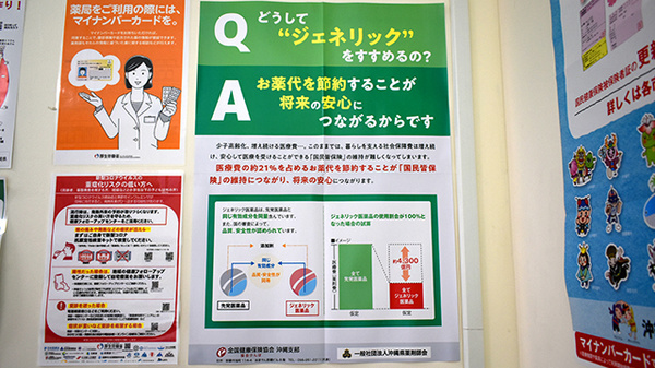 ジェネリック医薬品への切替えに対応しております