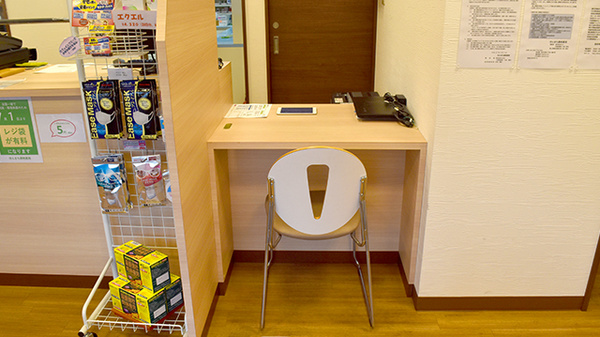 専用の相談用スペースを設けております。