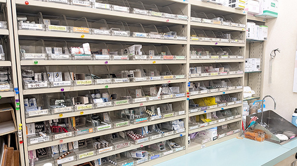 豊富な医薬品在庫がございます