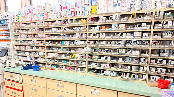 豊富な医薬品在庫がございます