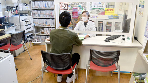 丁寧な服薬指導をいたします。