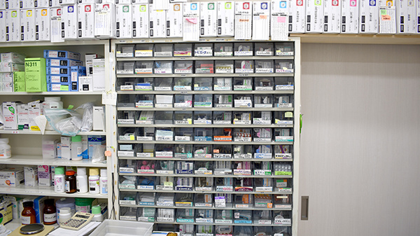 豊富なお薬の在庫を取り揃えております