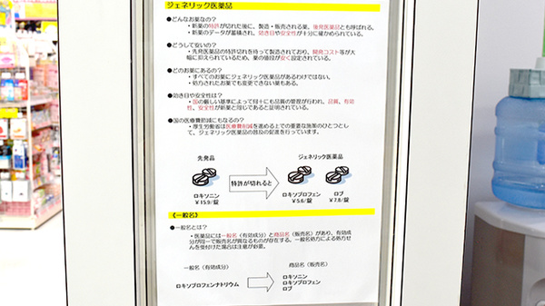 後発品医薬品の調剤もご希望に合わせます