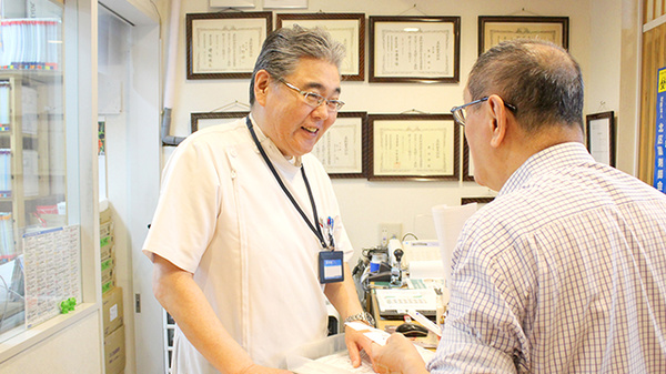 患者様の目線になり、お薬の説明を致します