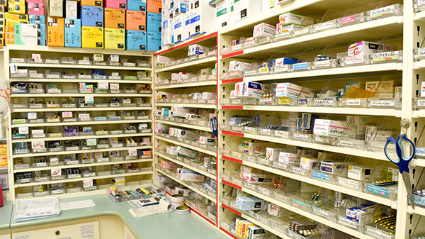 多くの医薬品を取り揃えております