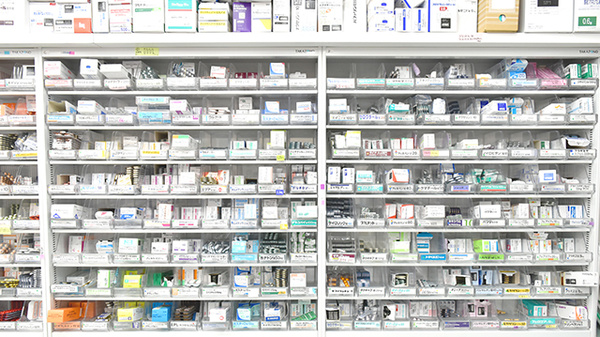 豊富な取り扱い医薬品品目数なので幅広い診療科のお薬に対応しております