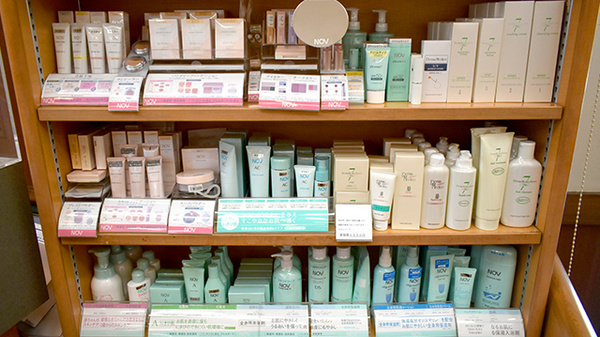 スキンケア用品のお取り扱いもございます