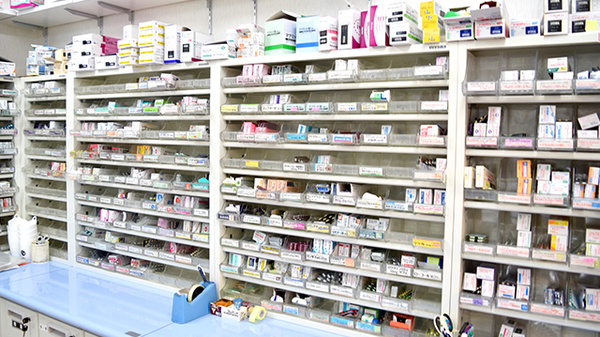 豊富な医薬品在庫がございます。