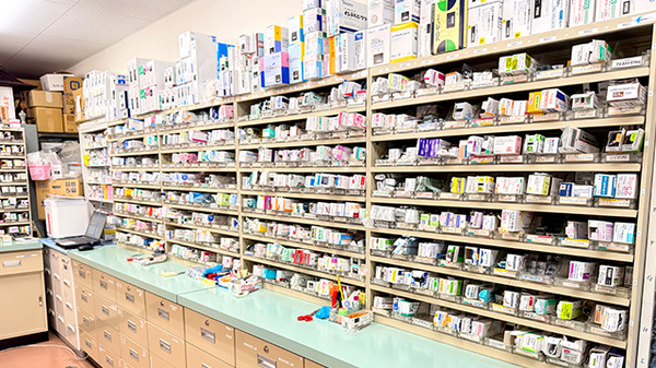 豊富な医薬品在庫がございます
