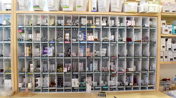 豊富な医薬品在庫がございます