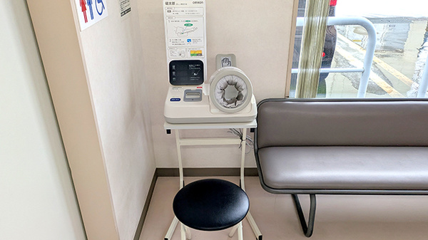 血圧計を自由にご利用いただけます