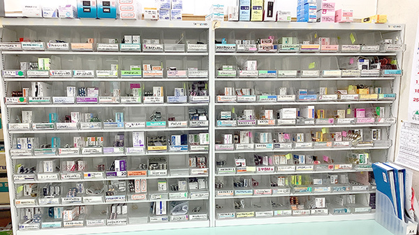 多くの医薬品在庫がございます