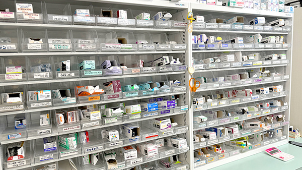 豊富に医薬品を取り揃えております