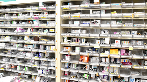豊富な医薬品在庫がございます。