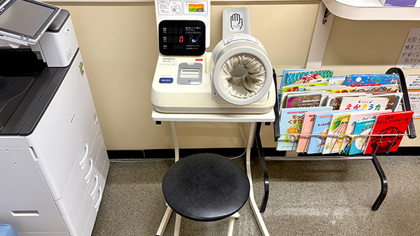 血圧計をご利用いただけます。