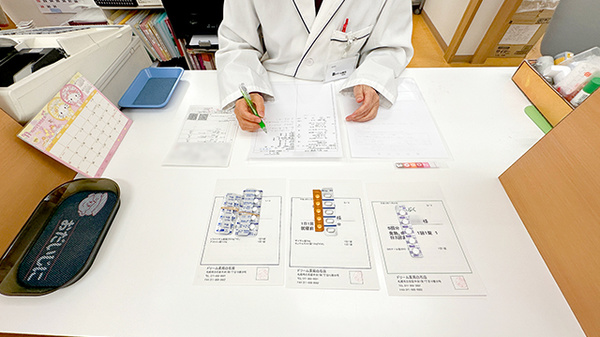 患者さまに寄り添った丁寧な服薬指導を心がけています。