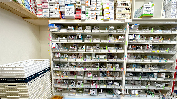 多くの医薬品を取り揃えております。