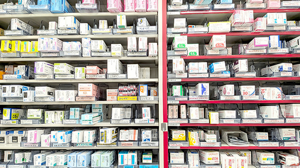 豊富な医薬品在庫がございます