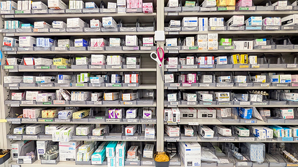豊富な医薬品在庫がございます