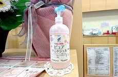 感染予防対策をしております。