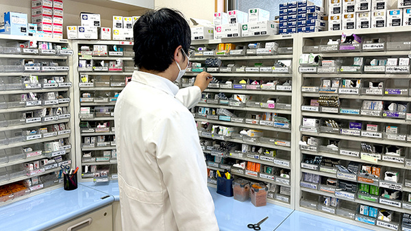 正確かつ安全にお薬を処方しております。