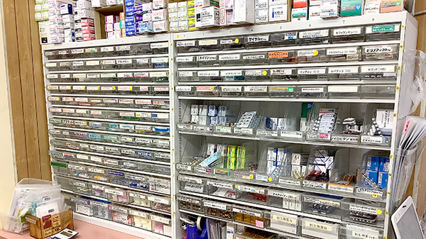 多くの医薬品在庫がございます