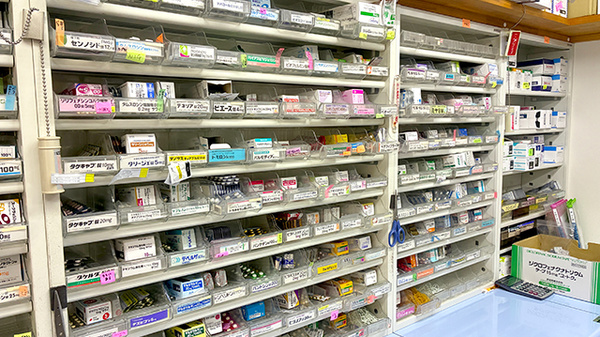 豊富な医薬品在庫がございます。