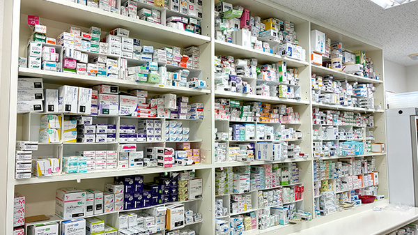 豊富な医薬品在庫がございます。