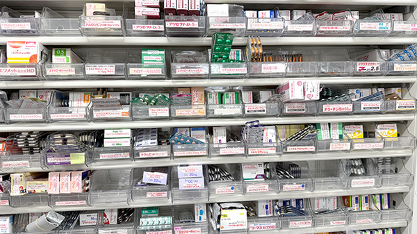 豊富な医薬品在庫がございます。