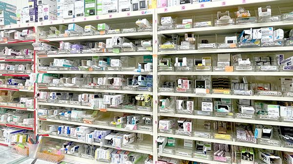 豊富な医薬品在庫がございます。